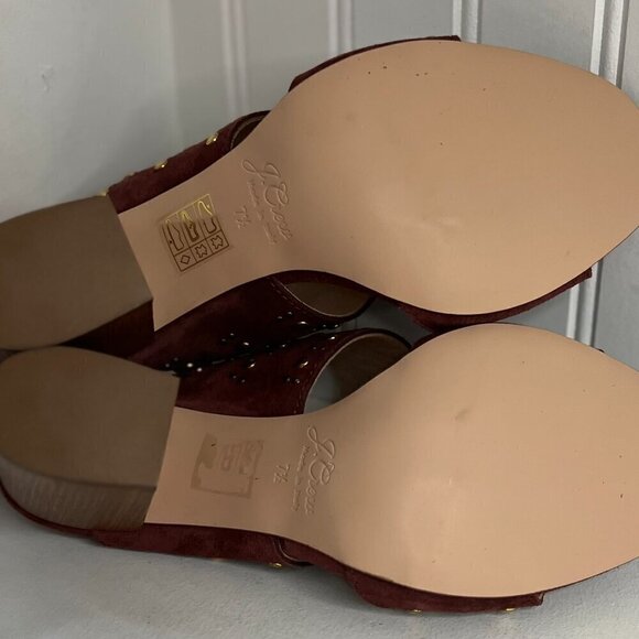 J.Crew Womens Stella Bright Ruby Slingbacks Size 7.5 - Picture 3 of 7